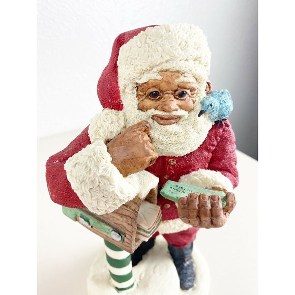 United Designs Black Santa “Letters to Santa” #611/7500 Larry Miller 1992 EUC - Picture 2 of 8